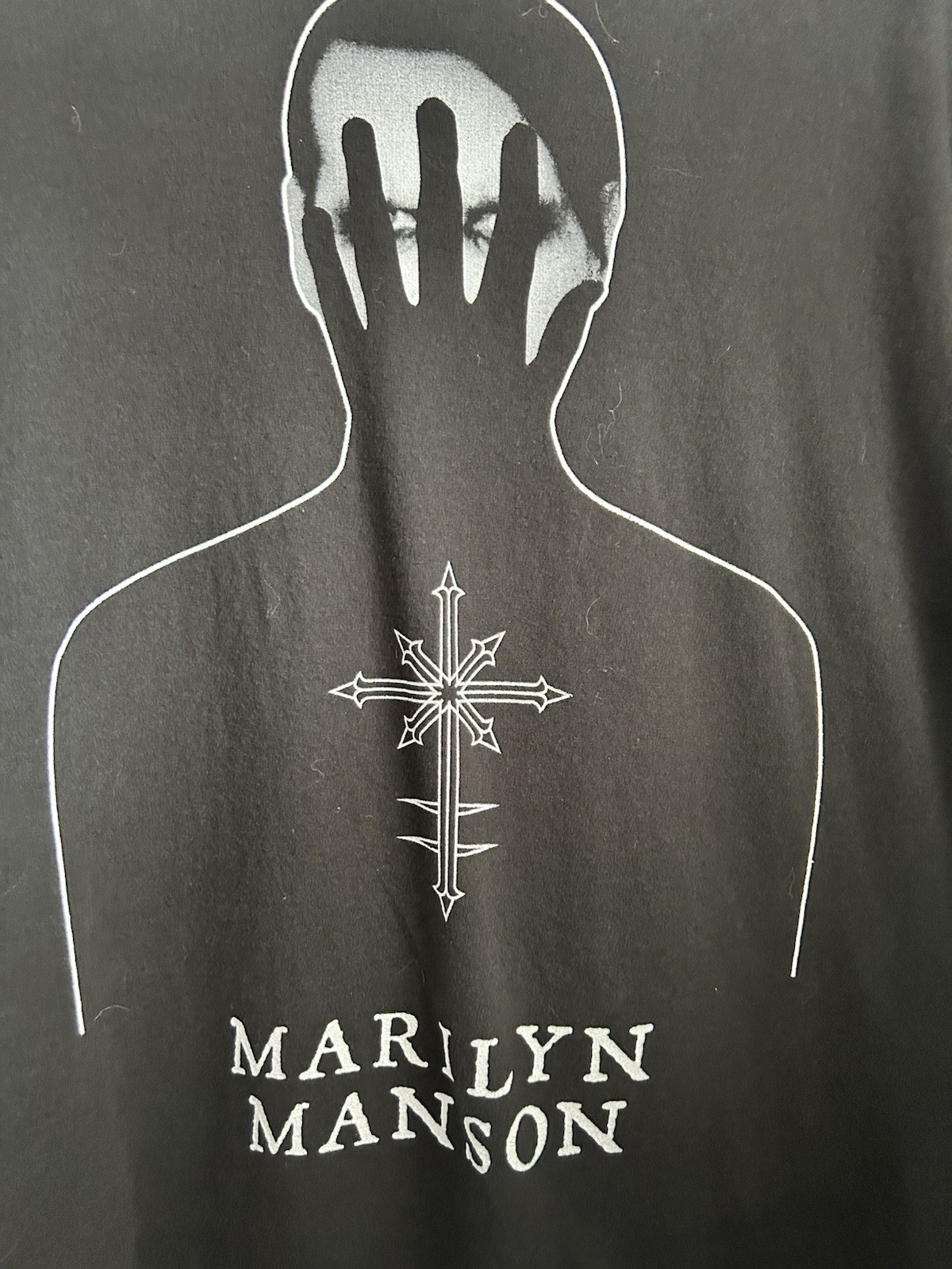 Marilyn Manson “We Are Chaos” B&W Image (2XL t shirt,used)