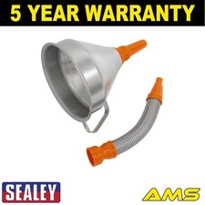 Image of Sealey Metal Flexible Spout Funnel with Filter 200mm FM20F