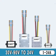 DC DC Converter 30-90V 60V 72V to 24V Step Down Buck Durable Voltage Regulator