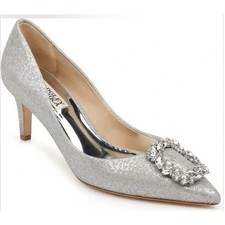 Badgley Mischka Collection Carrie Crystal Embellished Pump  SZ: 6.5