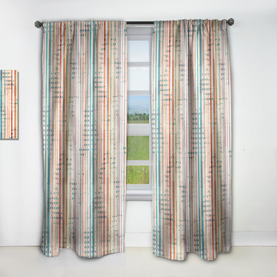 Designq Curtains Grunge Line Curtains For Bedroom Curtains For Living Room