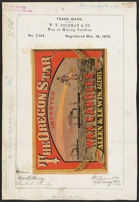 W. T. Coleman & Co. for The Oregon Star brand Wax or Mining Candles