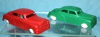 Plasticville O Gauge Plastic Sedans Lot of 2 — photo 1