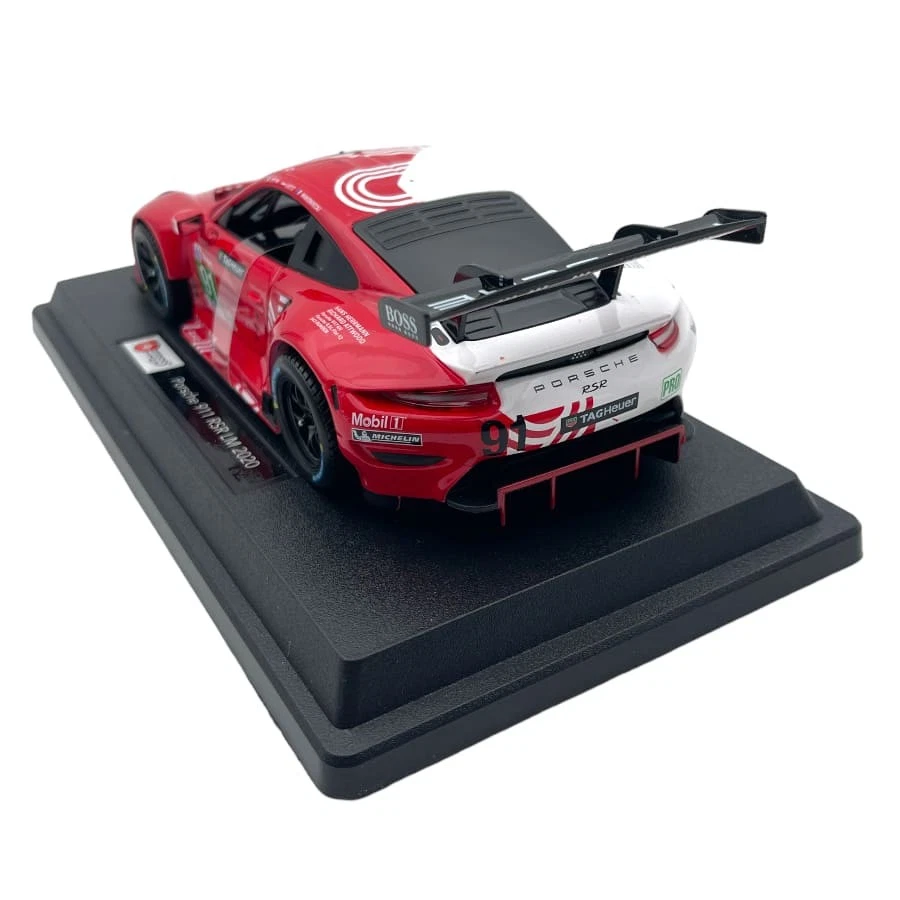 Modellino Auto Bburago 1/24 Porsche 911 Rsr Lm #91 24h Le Mans 2020 - Immagine 3 di 4