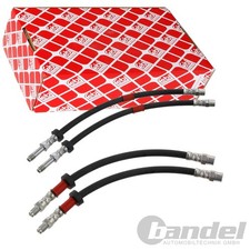 4x FEBI BREMSSCHLAUCH VORNE + HINTEN passend für VOLVO S60 I S80 I V70 I II