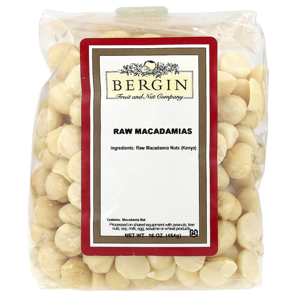 Raw Macadamias, 16 oz (454 g)