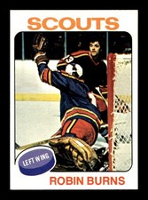 1975 76 Topps #104 Robin Burns Scouts NEAR MINT *9s