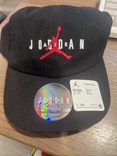 Jordan Youth Nike Air Jordan Boys Black Hat Adjustable Cap 8/20 FREE SHIPPING
