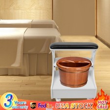 Foot Rest Pedicure Manicure Funiture Footbath Stool with Wheels, Trolley