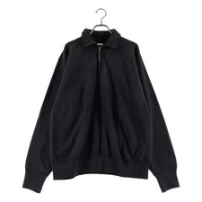A.PRESSE APPRESSE | 2024AW Vintage Half Zip Sweat Shirt Machined Used KLDR-0