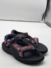 Teva Sandals Shoes Kids Size 1 Multicolor Strappy Hook  Loop Damage 1019290C