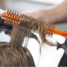 Brosse à cheveux ronde pour salon de coiffure, peigne pour brushing, boucles et