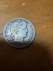1912 Barber Quarter Dollar 25C Silver US Coin - Circulated, Uncertified