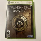 Condemned 2: Bloodshot Xbox 360 Tested Working With Manual