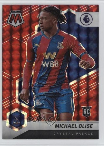 Michael Olise [Red Mosaic] #136 2021 Panini Mosaic Premier League card
