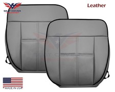 2006 2007 For Lincoln Mark Lt Genuine Gray Leather Bottoms Seat Covers Cushion