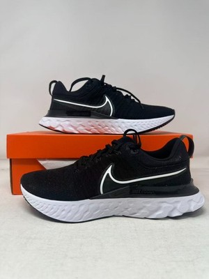 Nike React Infinity Run Flyknit 2 CT2423-002 Womens Size 8.5 Black Sneaker
