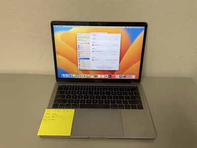 APPLE  MACBOOK PRO A1708 13.3'' I5- 7360U 2.3GHz 8GB 250G VENTURA