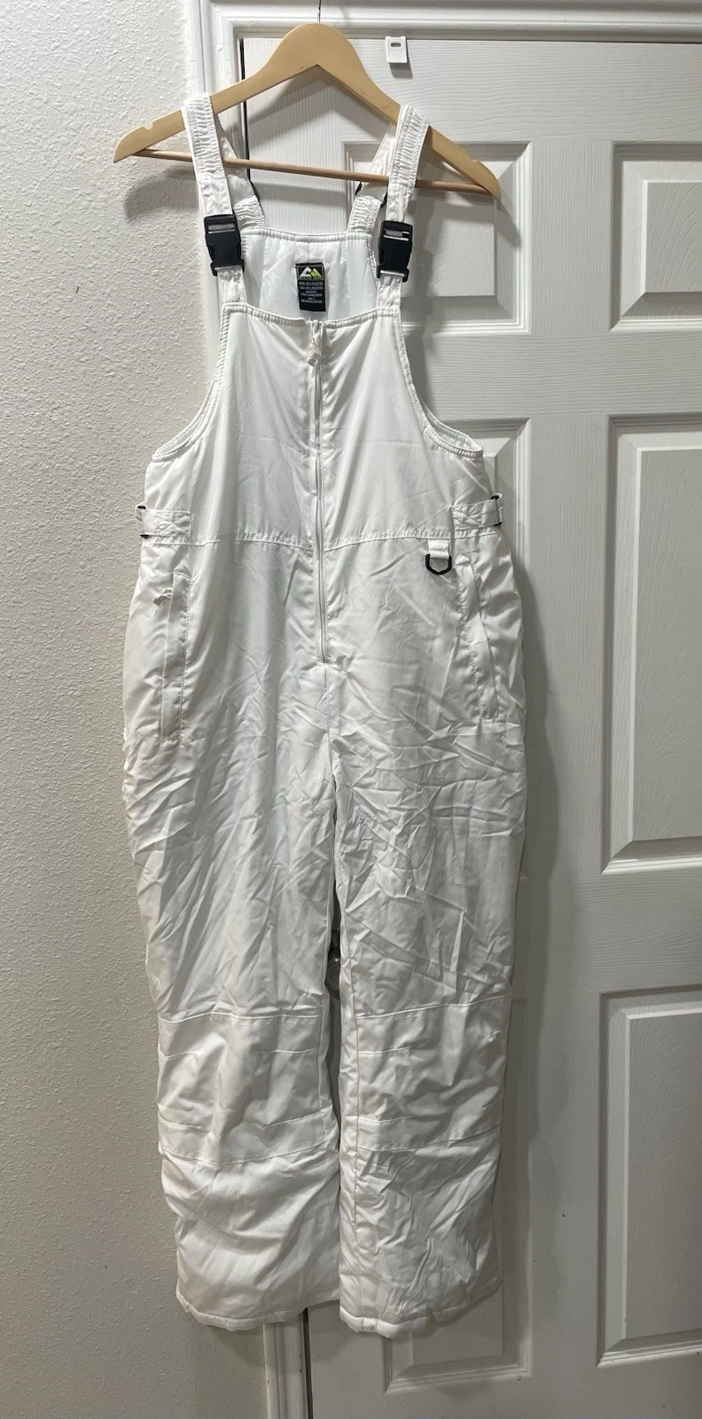 Arctic Hero Women Large Snow Bib Small Insulated White Adjustable NWT!!
