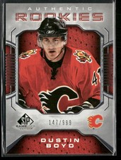2006-07 SP Game Used Dustin Boyd RC /999 #157 Calgary Flames