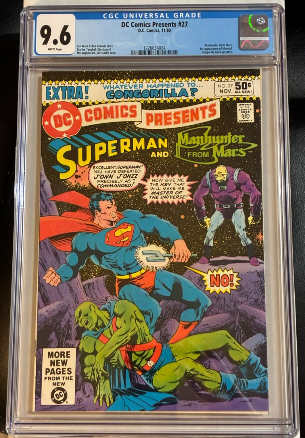DC Comics Presents #27    CGC 9.6   First  1st Appearance of Mongul