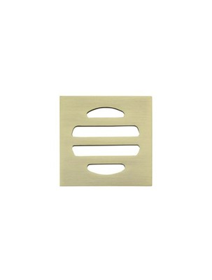 Meir Square Floor Grate Shower Drain 50mm Outlet Tiger Bronze MP06-50-PVDBB