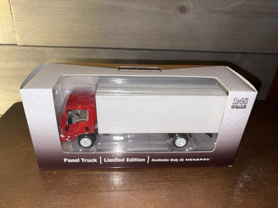 #ad MENARDS GOLD LINE COLLECTION DIECAST ISUZU PANEL TRUCK RED CAB 1:48 NEW W BOX $39.99