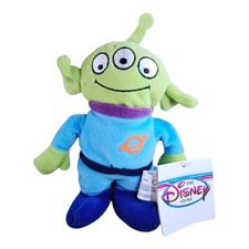 VTG Disney Toy Story Alien Plush Mini Bean Bag Alien 7" Green Three Eyed