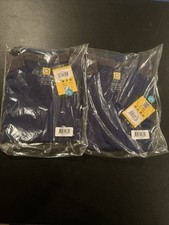 WonderWink Wink W123 Mens Modern Fit Scrub Navy 2 Pack -Size XS