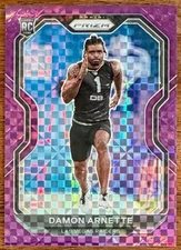 2020 Panini Prizm Damon Arnette Purple Power Prizm Rookie RC #/49 SSP | Raiders