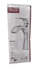 Pfister Bruxie Single Handle Bathroom Faucet Polished Chrome w/ Drain Kit