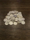 1916-1945 Mercury 90% Silver Dimes Roll of 50 Circulated with Mixed Dates
