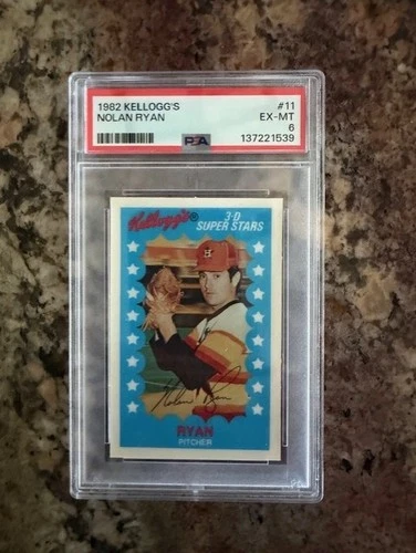 1982 Kellogs Nolan Ryan #11 PSA 6