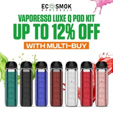 Vaporesso Luxe Q Kit 1000mAh Battery 2ml Capacity E-Cig Pod Kit - UK Dispatch