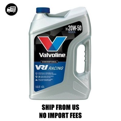 (2 pack) Valvoline VR1 Racing Motor Oil SAE 20W-50