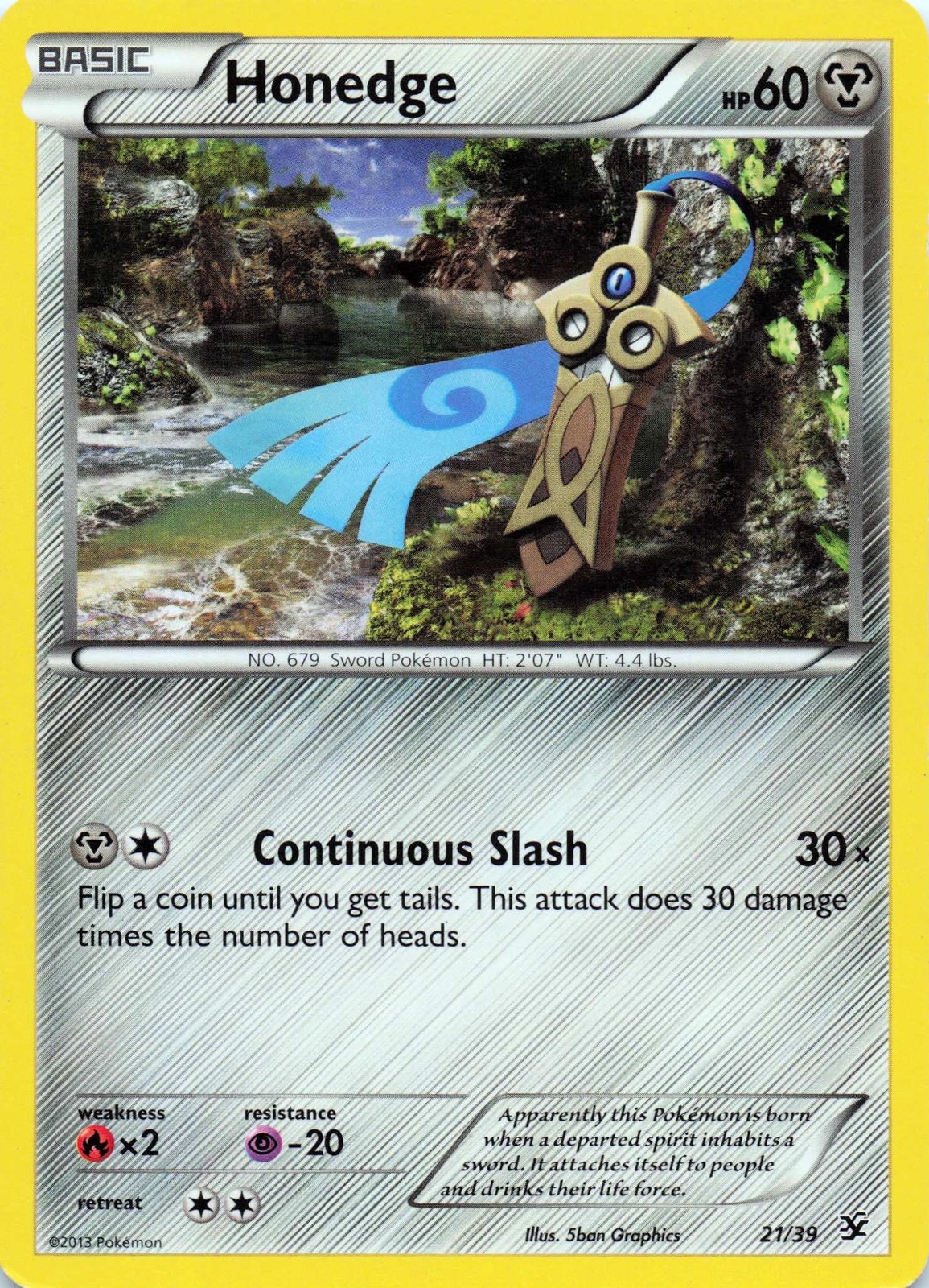 Honedge 21/39 Kalos Starter Set Common - LP