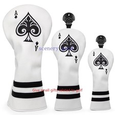 Poker Ace Golf Wood Headcover for Driver/Fairway Wood/Hybrid 135H Cover choose-
