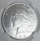 1935 Peace Dollar, Better Date, Lustrous Choice BU++ Final Year Issue-23