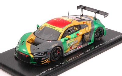 Spark Model AUDI R8 LMS N.66 FIA GT WORLD CUP MACAU 2019 W.CHEN 1:43