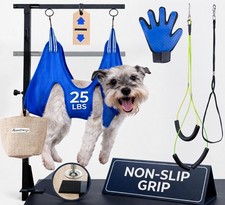 Dog Grooming Kit Adjustable Arm With Clamp: Height 26"-40", Small Dog Sling F
