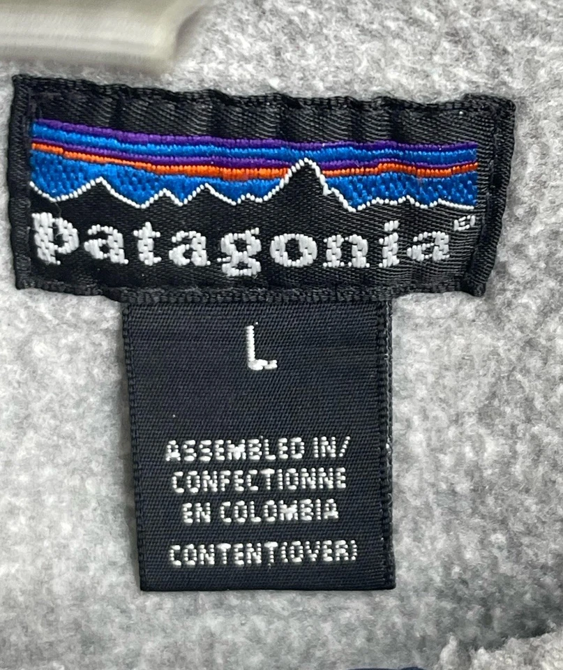 Chaqueta Bomber De Colección Patagonia Para Hombre Forrada de Vellón Azul Nylon Cremallera Talla Grande Foto 2 de 4