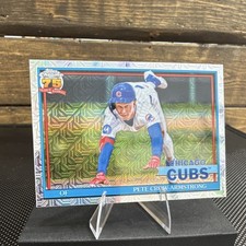 Topps Series 1 2026 Pete Crow-Armstrong 1991 Chrome Mojo #91C-91 Cubs MLB Card