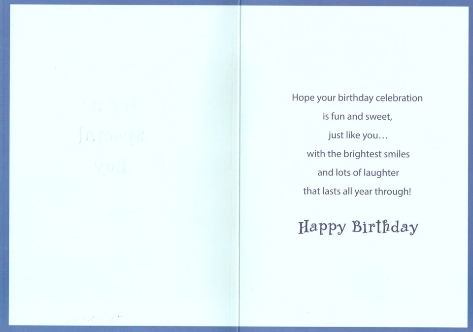 Tarjeta de felicitación de feliz cumpleaños niño deporte atleta música saludable activa Foto 2 de 3