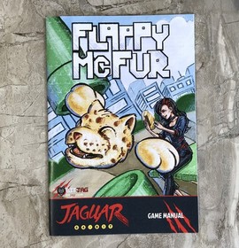 Flappy McFur Atari Jaguar Cartridge Complete CIB 64-BIT