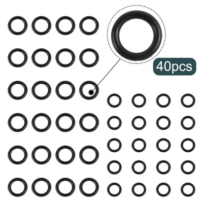 #ad #ad 40Pcs Set1 4 M22 3 8 O Rings For Pressure Washer Hose Quick Disconnect parts $10.39
