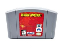 Mission Impossible Nintendo 64 1998 Cleaned  Tested Authentic N64 Cartridge Only