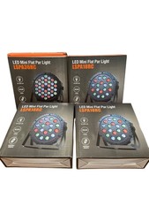 LED Mini Flat Par Light LSPA36RC RGB With Remote Control  DMX512 Channels