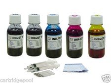 Refill Ink for Brother LC71 LC75 MFC-J280W MFC-J425W MFC-J430W MFC-J435W 5x4ozs