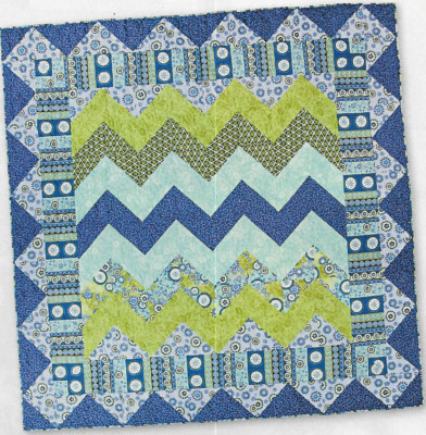Breezy Blues Quilt quilting pattern instructions