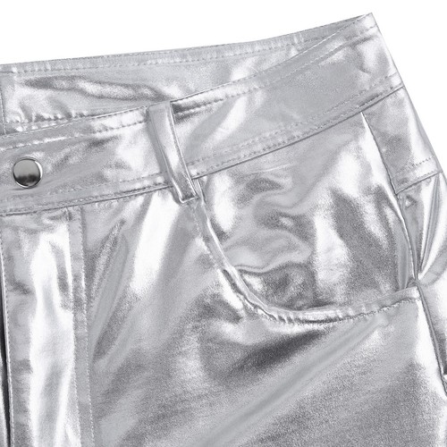 Men's 70s Costume Disco Bell Bottoms Trousers Hot Pants Fancy Dress Clubwear - Picture 42 of 52